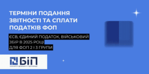 сроки подачи отчетности фоп