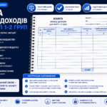 Шаблон книги учёта доходов ФОП 1, 2 группы с инструкцией по заполнению