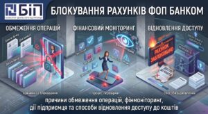 Блокування рахунків ФОП банком