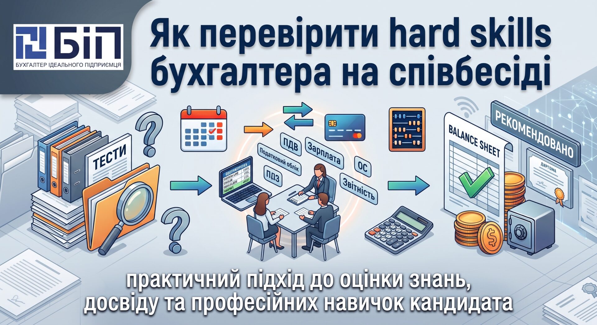 Як зрозуміти, що бухгалтер справді вміє працювати: наш підхід до перевірки hard skills на співбесіді